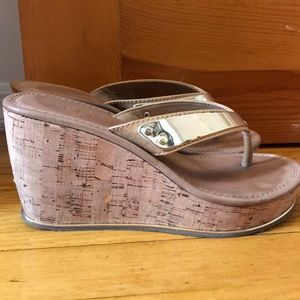 Aldo platform flip flops!